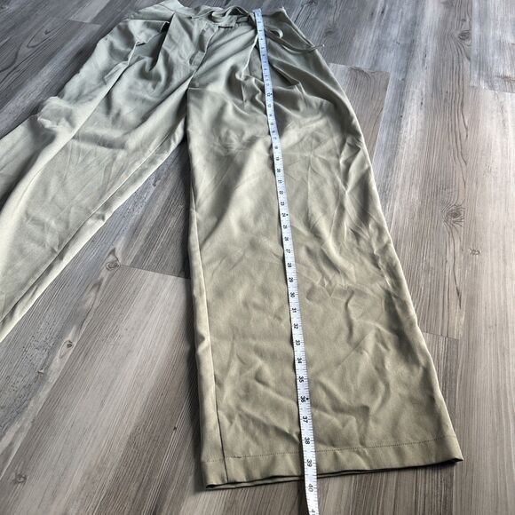 Solado Side Leg Chino Pants Light Sage Green with Tie Waist And Elastic Back XS - Picture 5 of 11